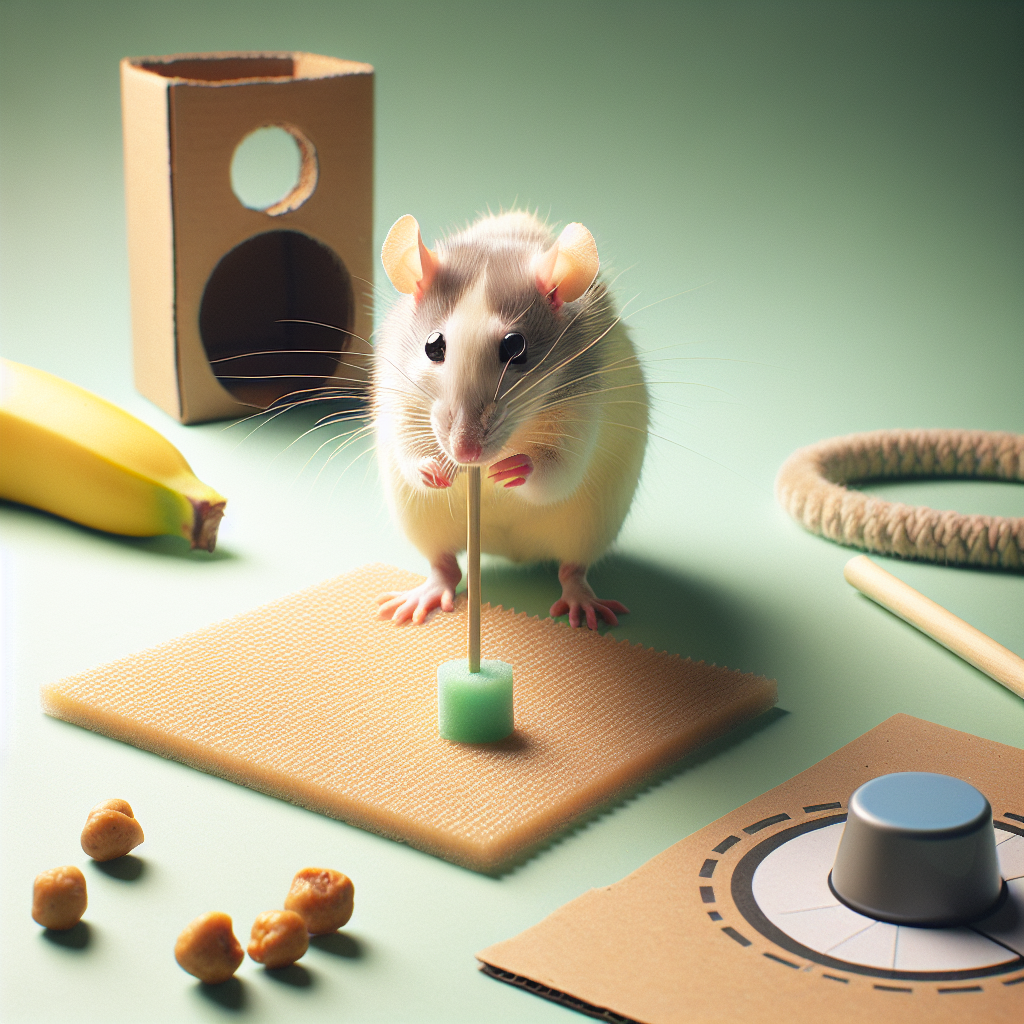 Des tours simples pour votre rat