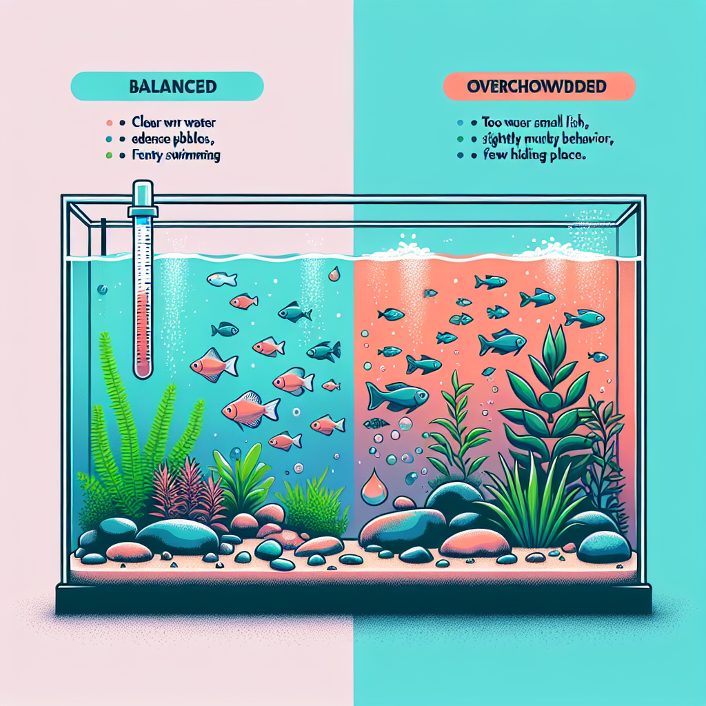 Aquarium surpeuplé ? Les signes et les bons gestes