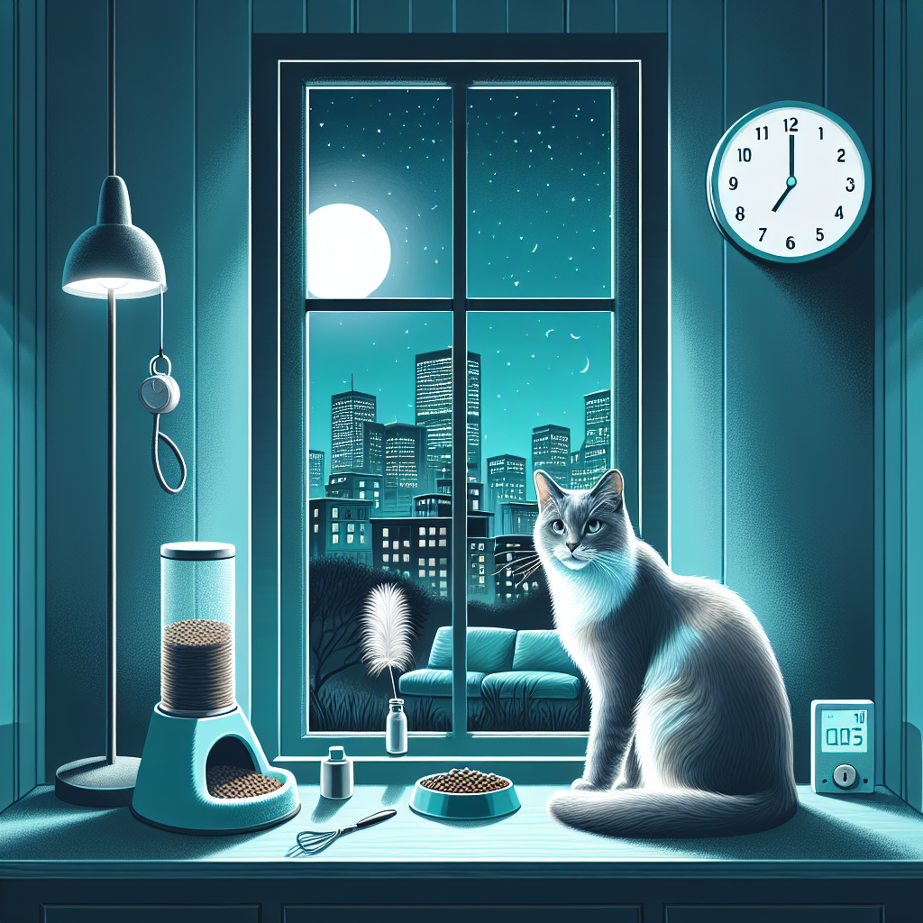 Chat qui miaule la nuit, conseils pour apaiser