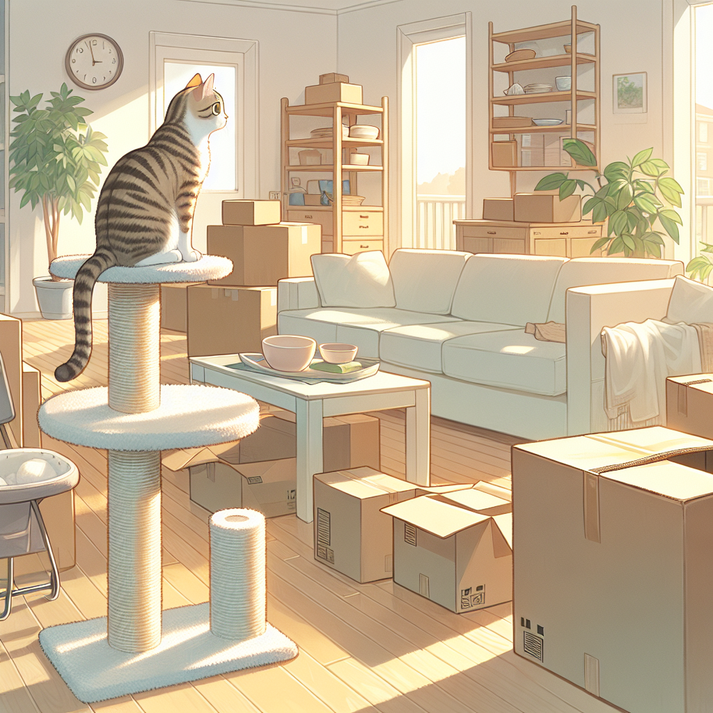 Maison qui change, chat qui stresse