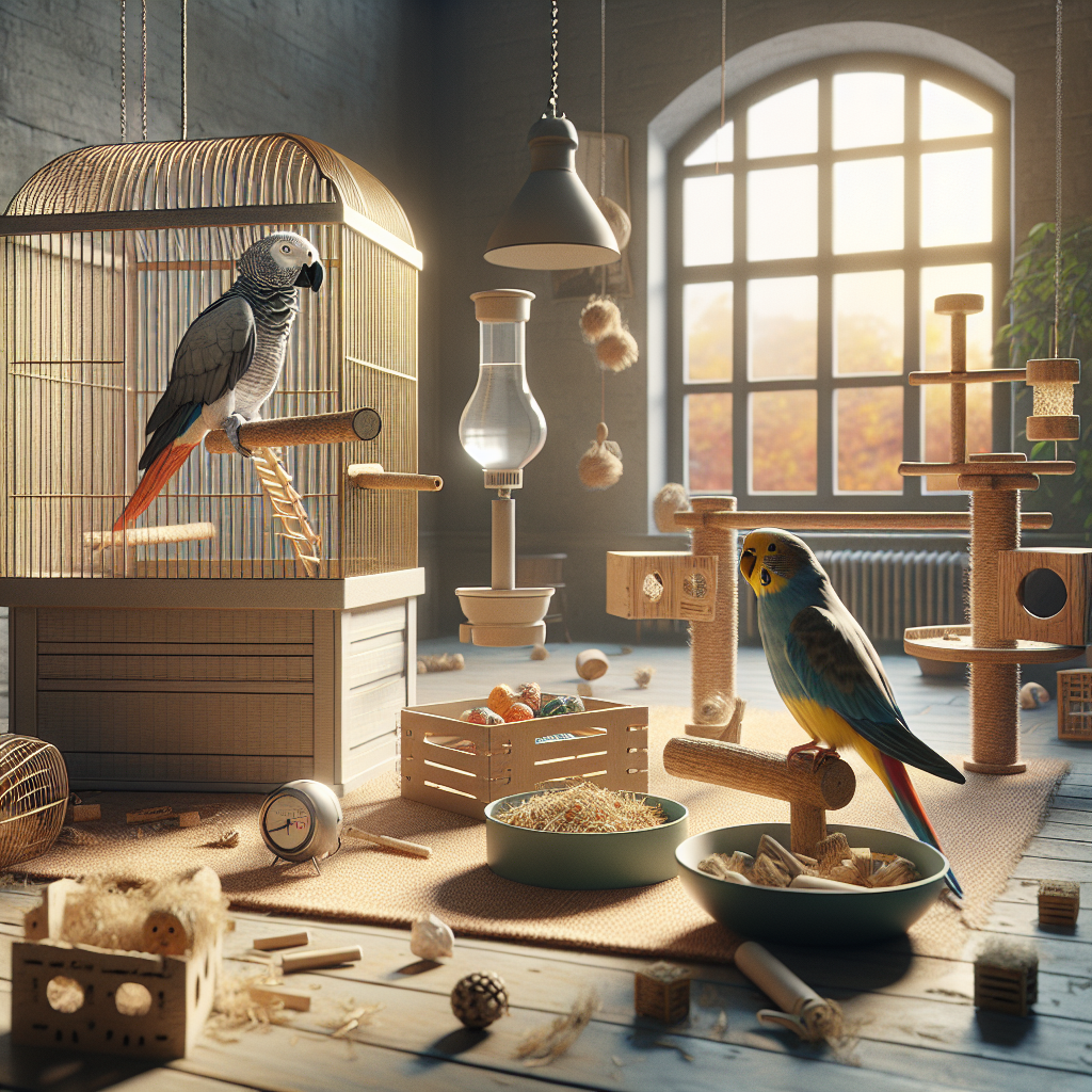 Combien de temps laisser un oiseau seul