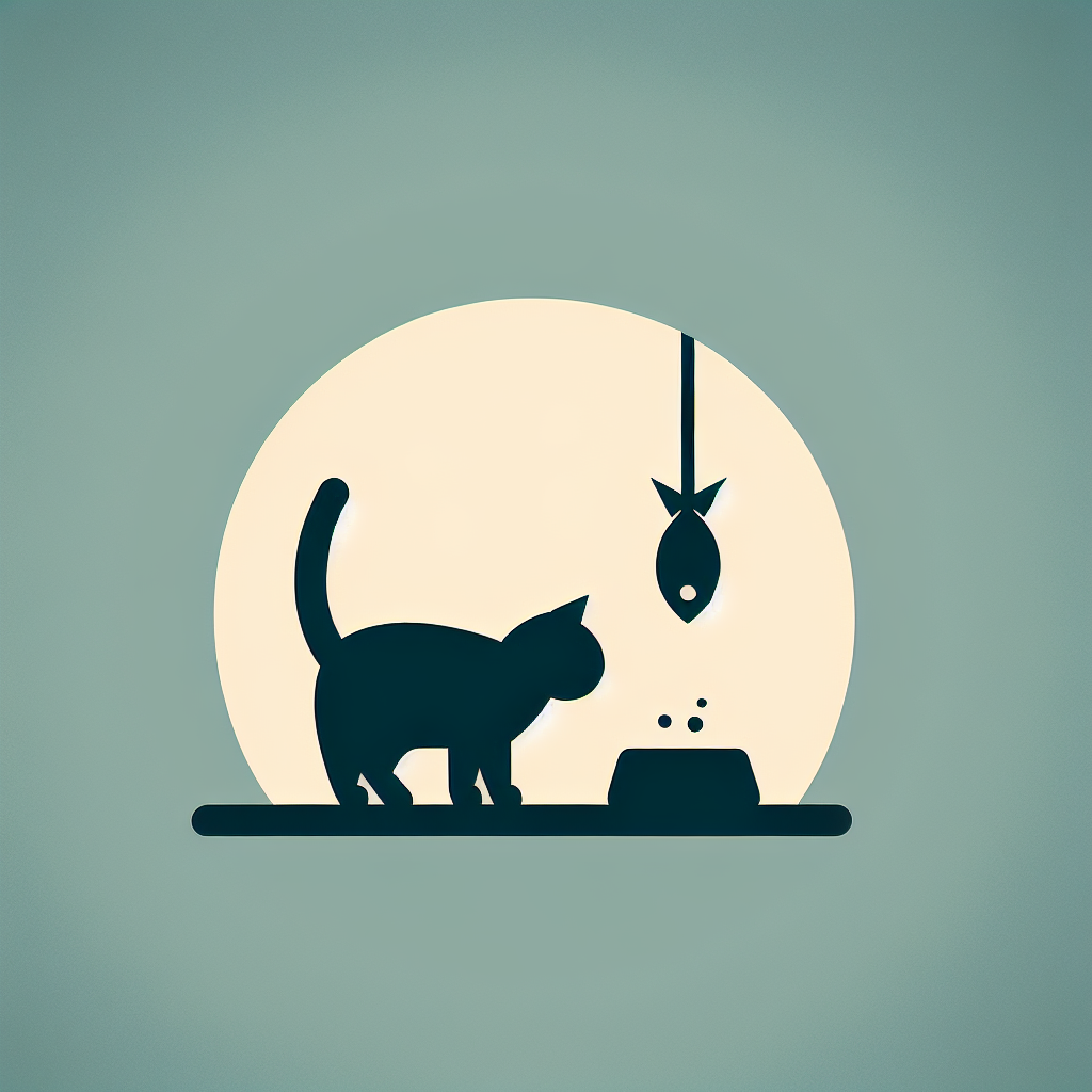 Chat flairant une boîte de thon au naturel